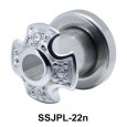 Multiple Rhinestone Plugs and Tunnels JPL-22n